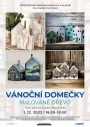 Vánoční domečky – malované dřevo