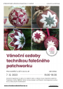 Vánoční ozdoby technikou falešného patchworku