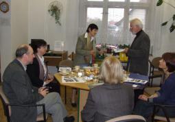 2008 - kolegové z Koblenze v SVK Kladno, přijetí p. ředitekou