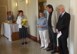 2012 - kolegové z Koblenze v Kladně, vernisáž výstavy Světové dědictví v Porýní-Falci v SVK Kladno
