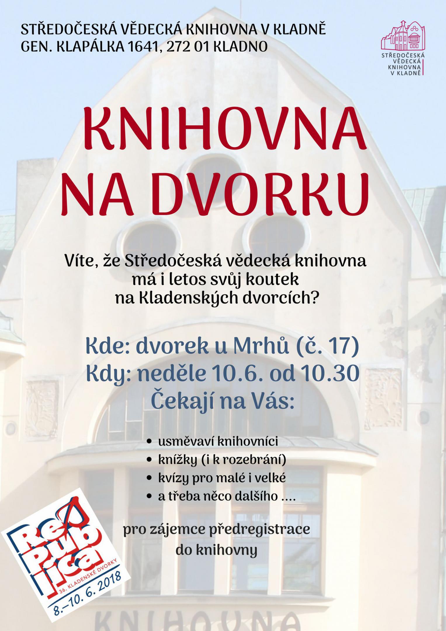 Fotogalerie Knihovna na dvorku 2018 - portrét