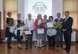 Zleva MgA. Zuzana Brychtová Horecká, Mgr. Barbora Černohorská, Jana Kuncířová, Bc. Anna Holubová, Ing. Zdeněk Štefek, Dana Schovánková, PhDr. Radek Liška, Mgr. Tomáš Procházka