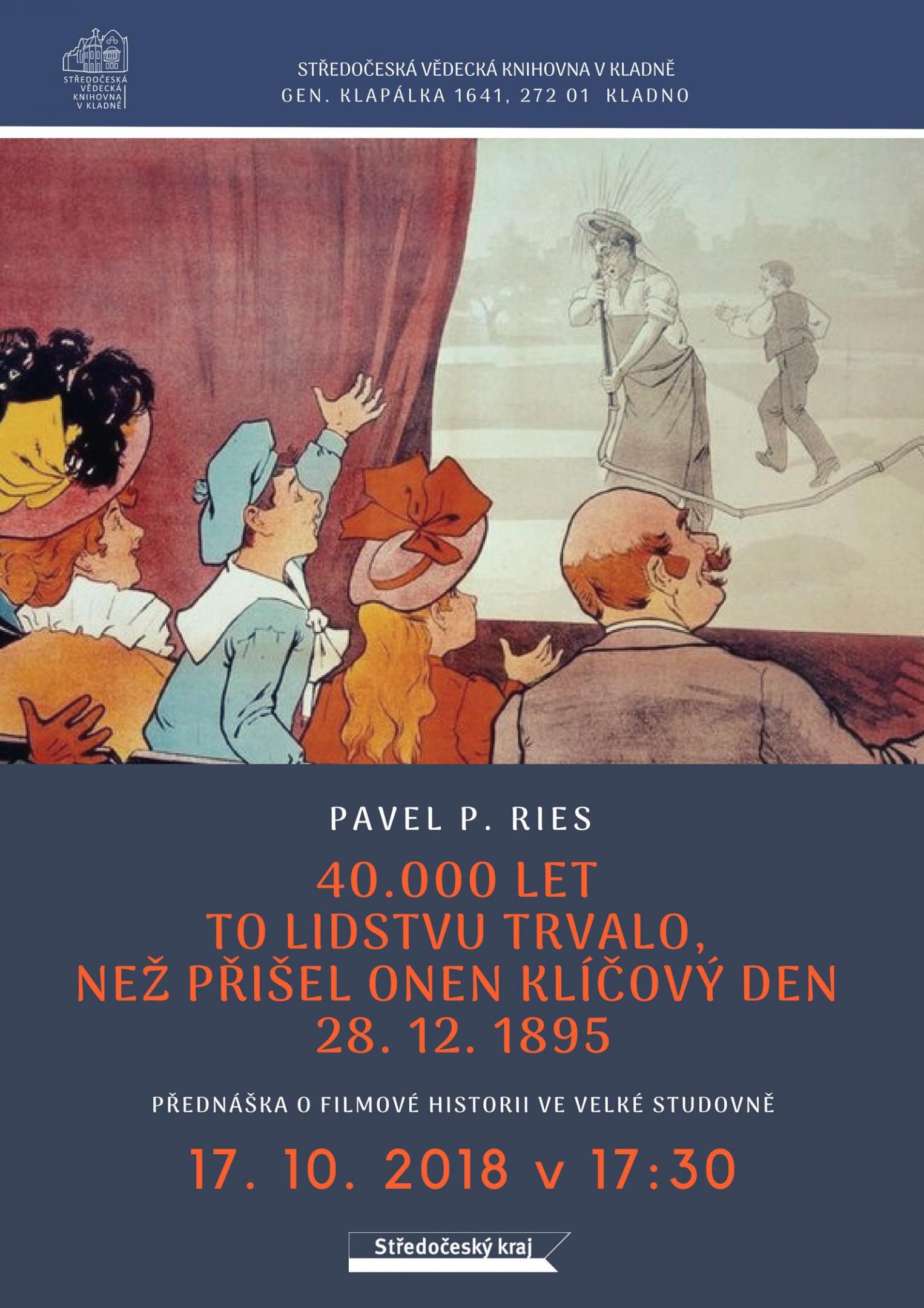 Fotogalerie 40 000 let trvalo - přednáška Pavla P. Riese - portrét