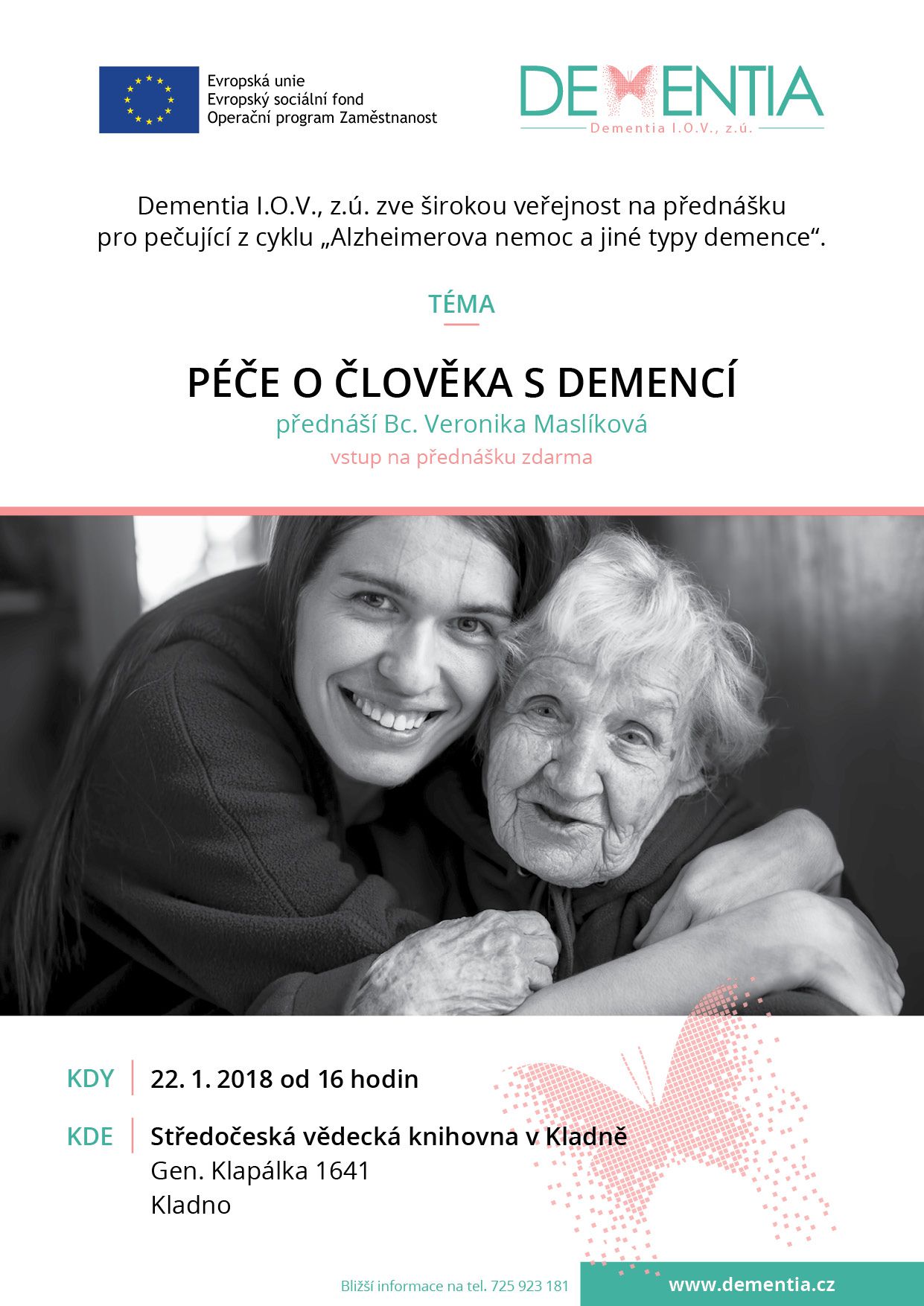 Fotogalerie Veronika Maslíková: Péče o člověka s demencí - portrét