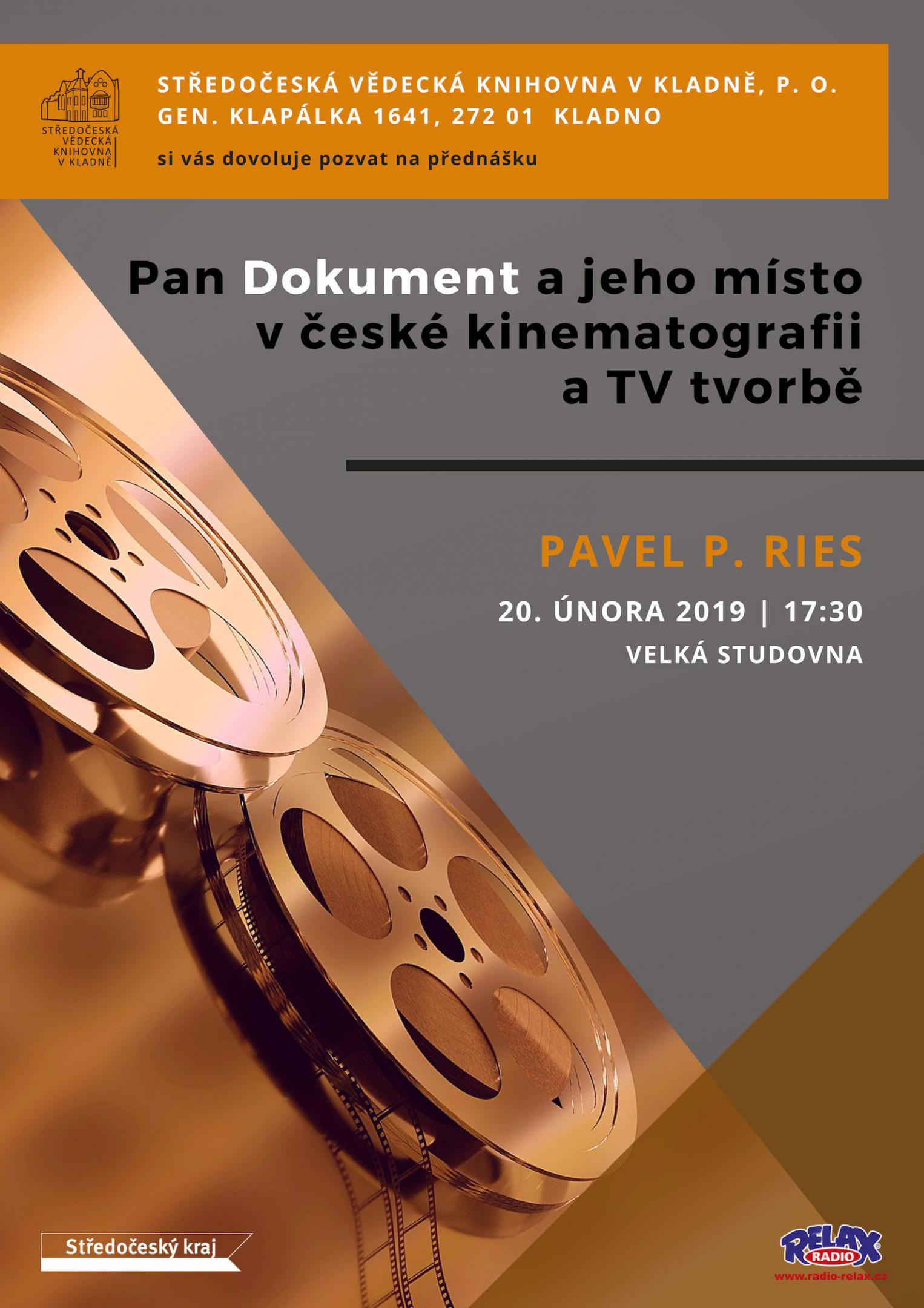Fotogalerie Pavel P. Ries: Pan dokument a jeho místo v české kinematografii - portrét