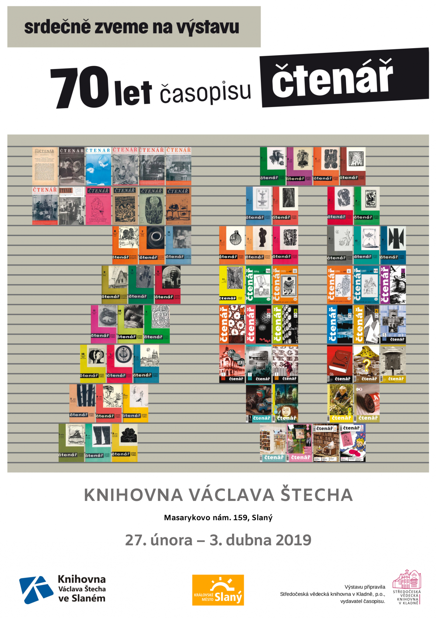 Fotogalerie Výstava časopisu Čtenář ve Slaném