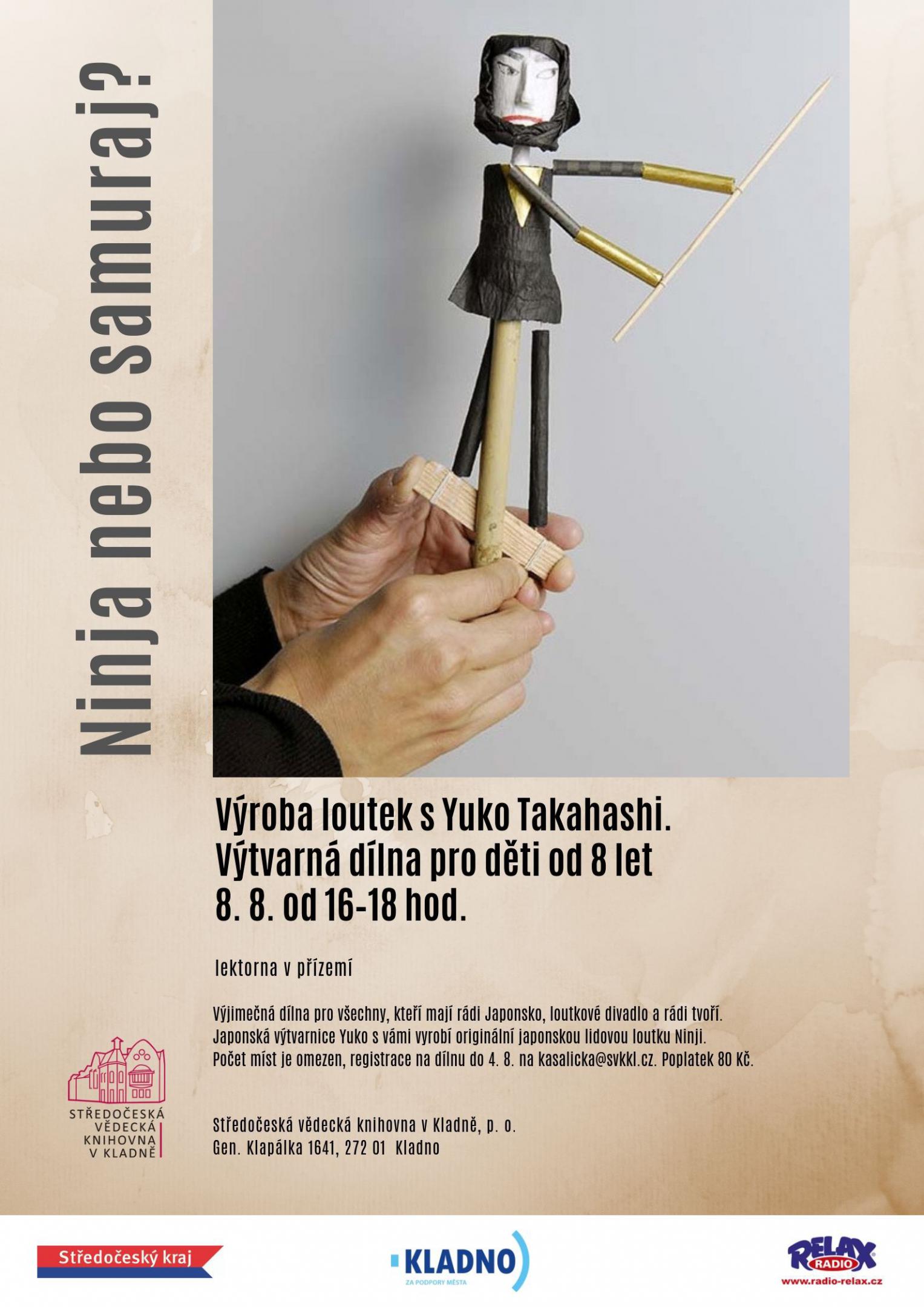 Fotogalerie Ninja nebo samuraj? Výroba loutek s Yuko Takahashi - portrét