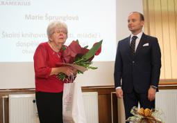 Zleva Mgr. Marie Šprunglová a ing. Zdeněk Štefek