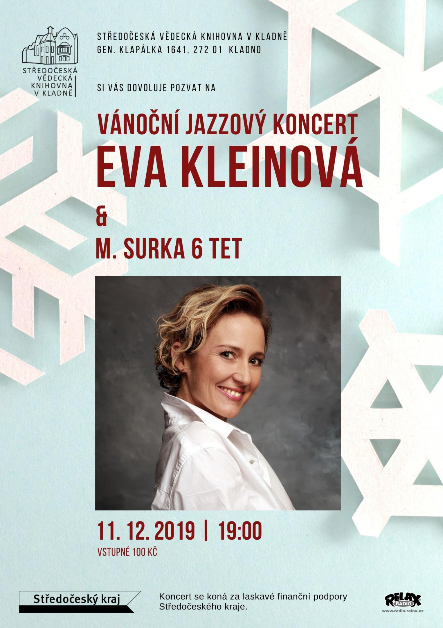 Fotogalerie Vánoční jazzový koncert Eva Kleinová a M.Surka 6TET - portrét