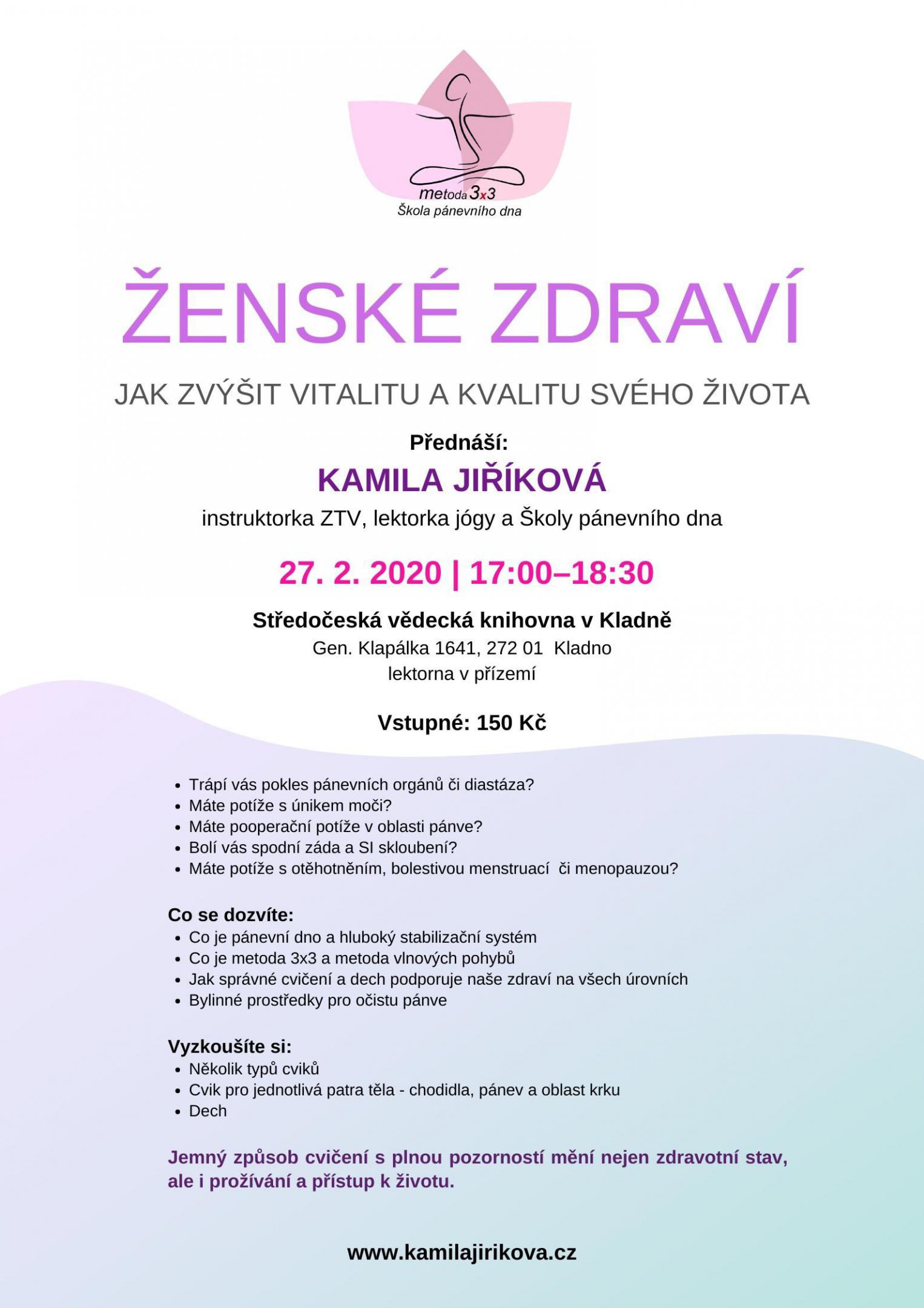 Fotogalerie Kamila Jiříková: Ženské zdraví – portrét