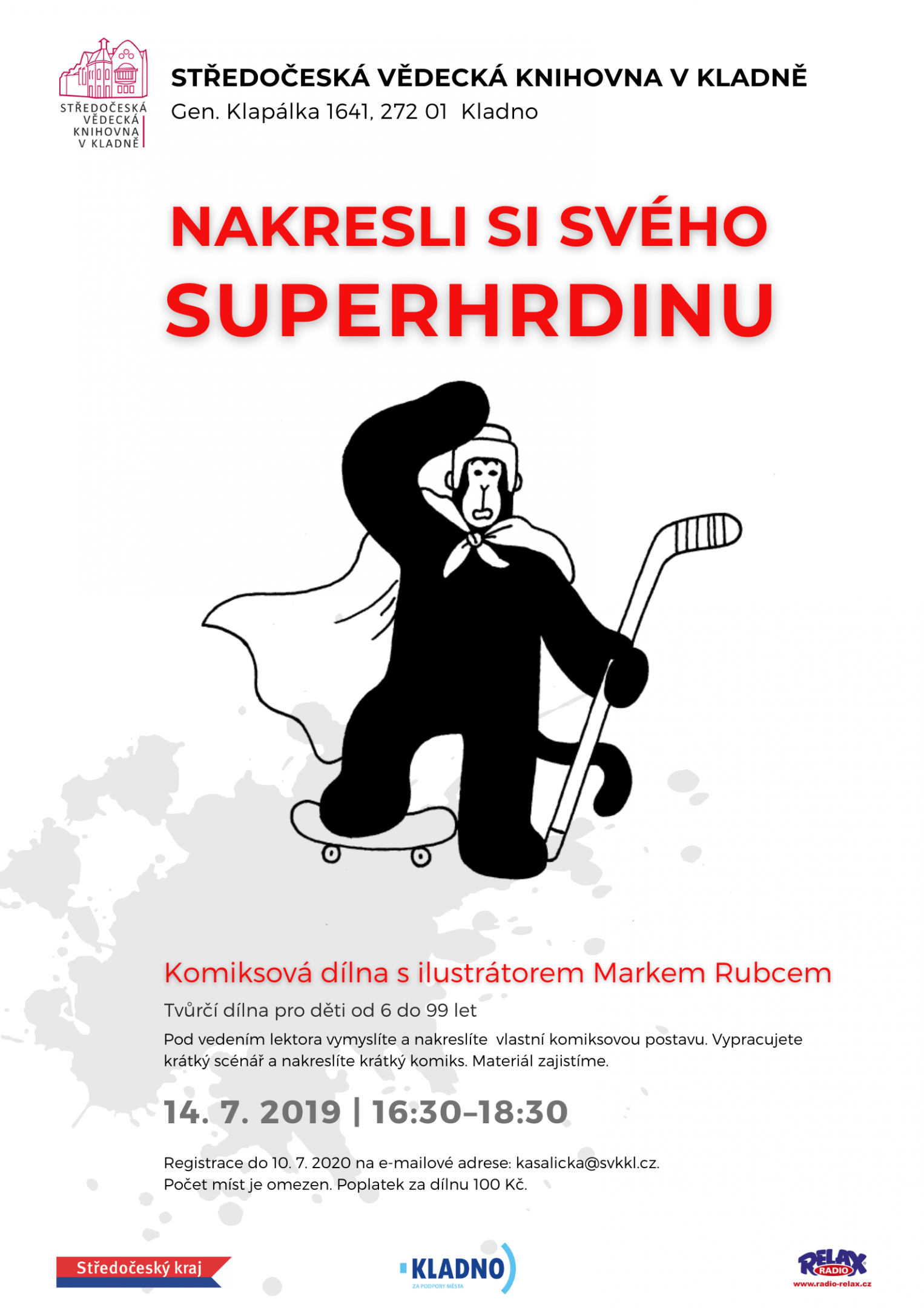 Fotogalerie Nakresli svého superhrdinu! Komiksová dílna s Markem Rubcem - portrét