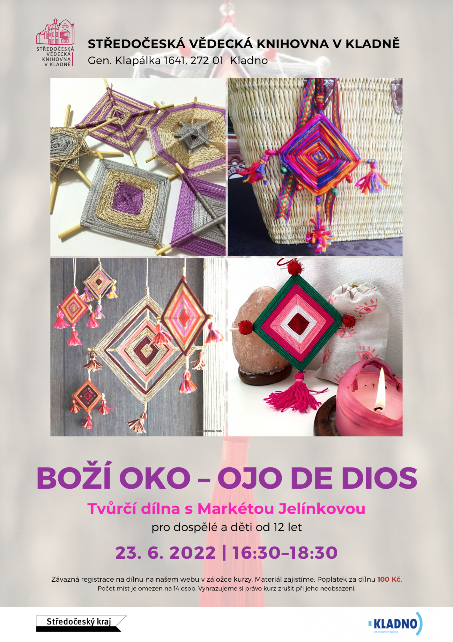 Fotogalerie Boží oko / Ojo de Dios – Tvůrčí dílna s Markétou Jelínkovou