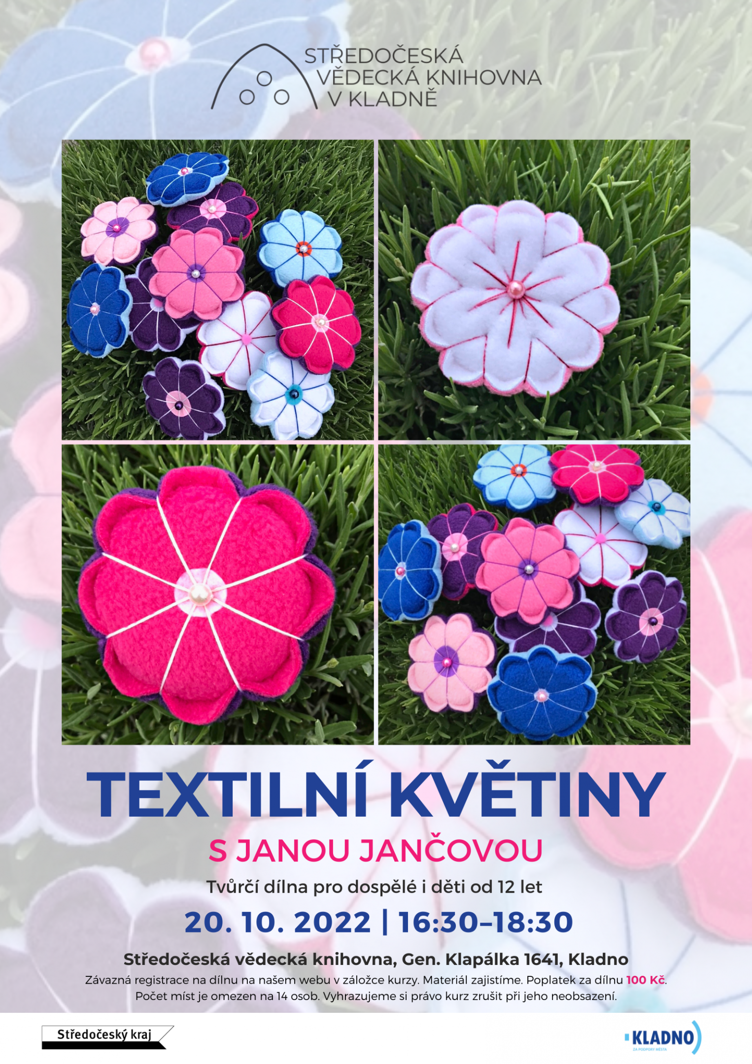 Fotogalerie Textilní květiny s Janou Jančovou - portrét