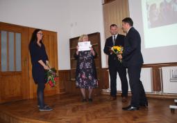 Zleva paní Zuzana Kantová, Jaroslava Burgrová, Mgr. Daniel Marek a Mgr. Tomáš Procházka.