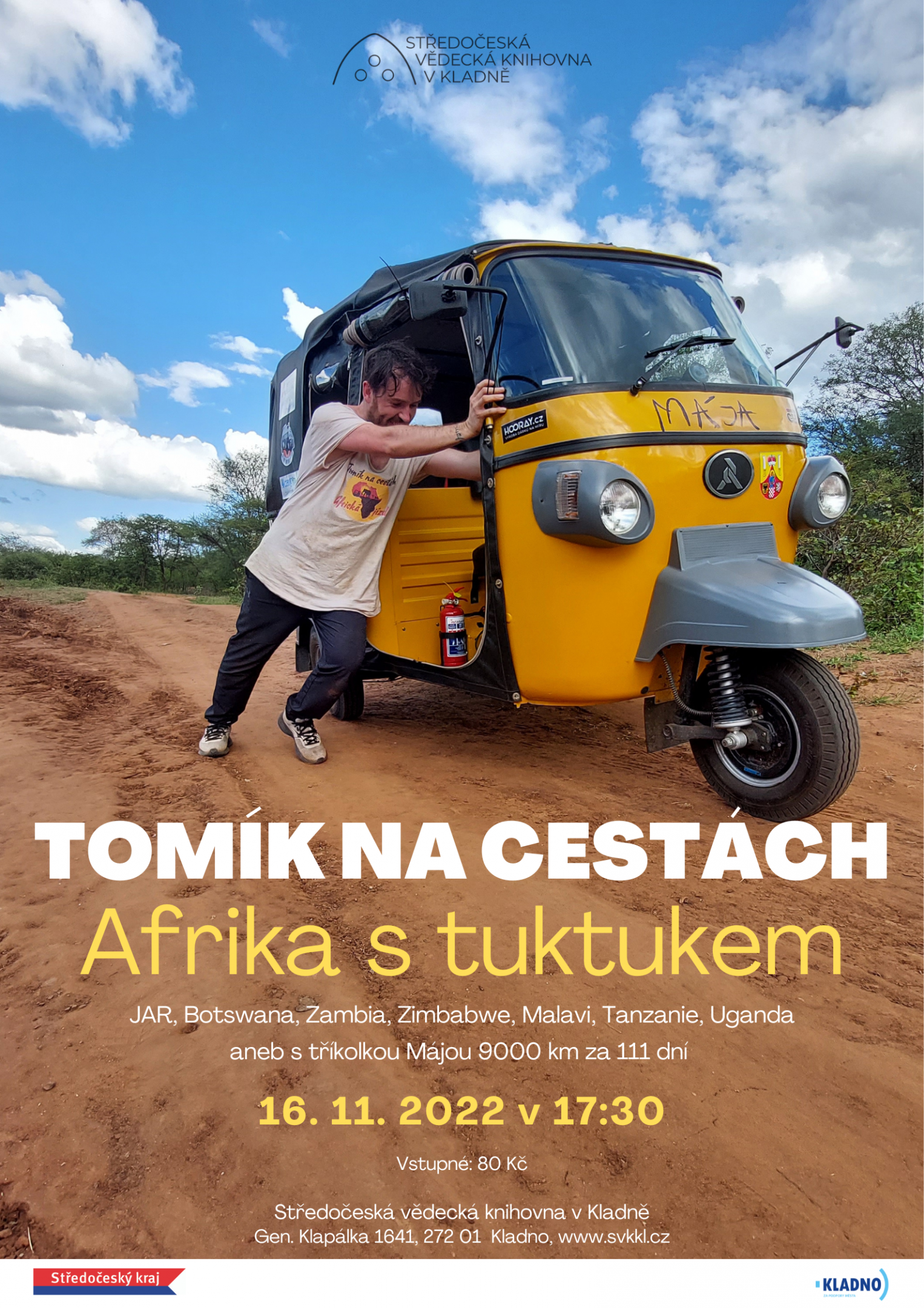 Fotogalerie Tomík na cestách – Afrika s tuktukem - portrét
