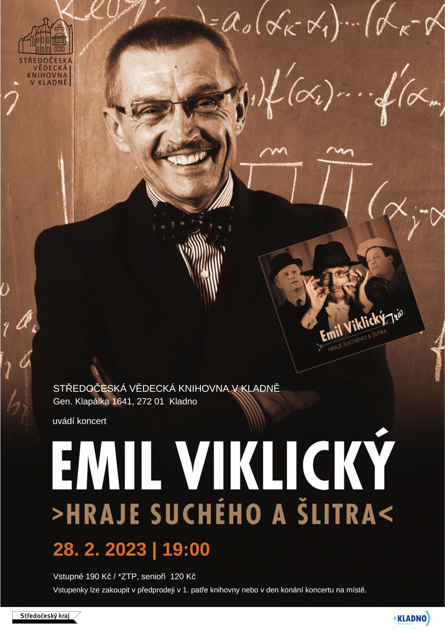 Fotogalerie Emil Viklický hraje Suchého a Šlitra - portrét
