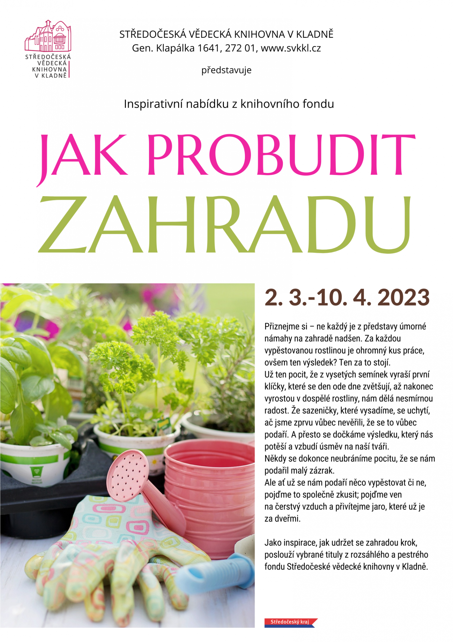 Fotogalerie Jak probudit zahradu - portrét