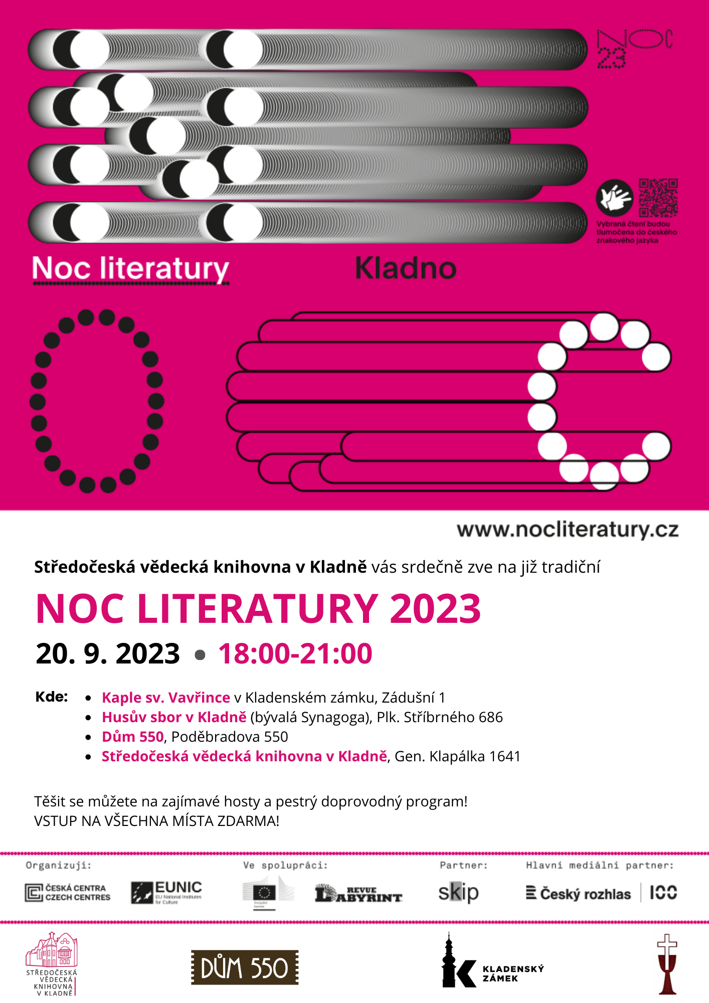 Fotogalerie Noc literatury 2023-portrét