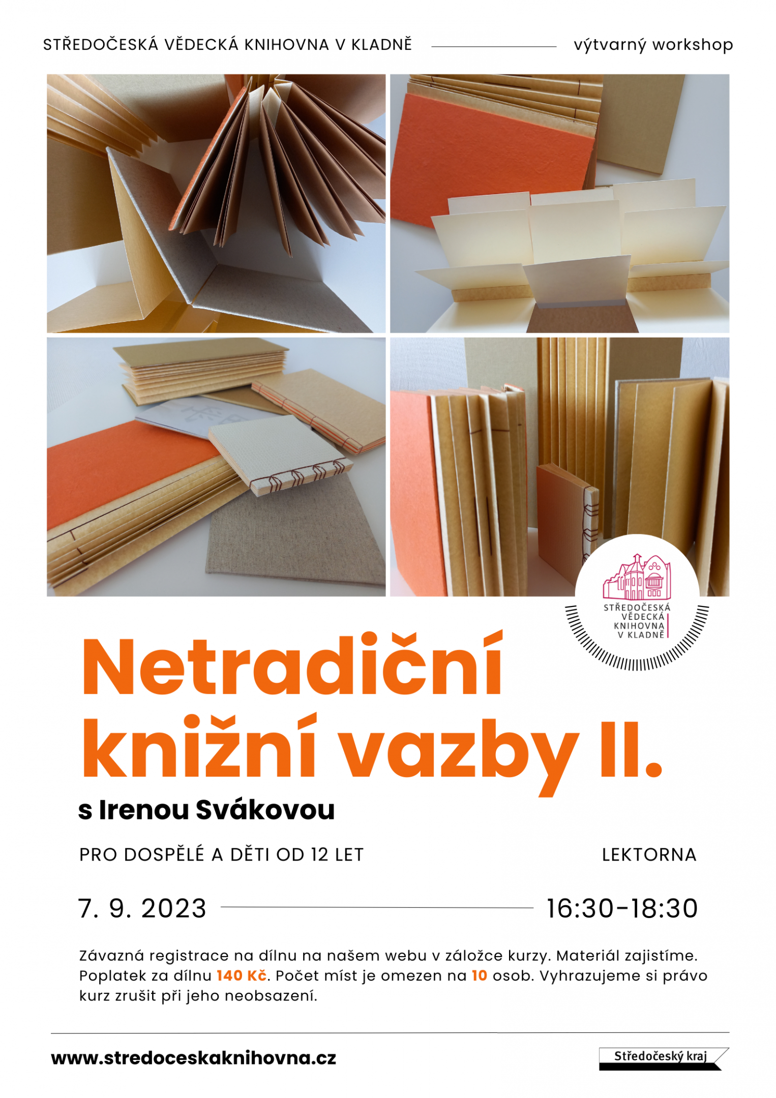 Fotogalerie Netradiční knižní vazby s Irenou Svákovou II. - portrét