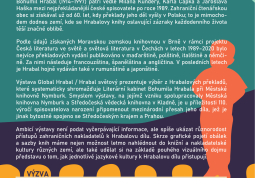 Fotogalerie  Global Hrabal aneb Hrabal světový - putovní výstava