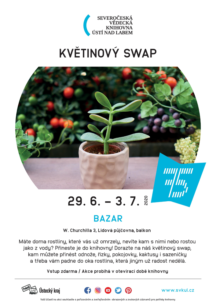 Květinový swap, který organizovala SVK v Ústí nad Labem (Obr.: archiv SVK v Ústí nad Labem)