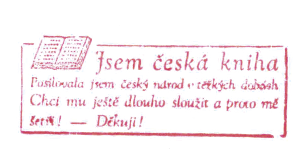 Razítko používané knihovnou v Radnicích na Rokycansku (Foto: archiv Knihovny A. J. Puchmajera v Radnicích)