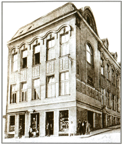 Budova české matiční školy v Jablonci nad Nisou, kde v letech 1920 a 1921 našla svoje první prostory česká menšinová knihovna (Foto: archiv MK Jablonec n. Nisou)