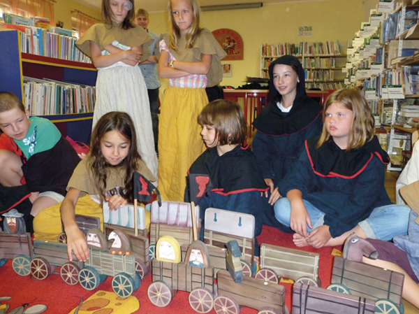 Husité v prachatické knihovně (červenec 2012)