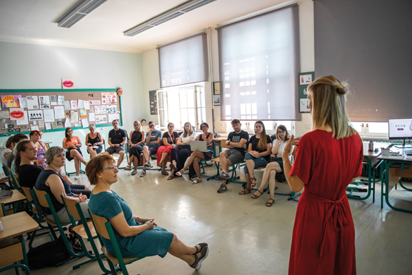 Festival mediálního vzdělávání je jedinečným projektem, kde sdílejí své zkušenosti knihovníci spolu s pedagogy škol (Foto: archiv Muzea literatury)