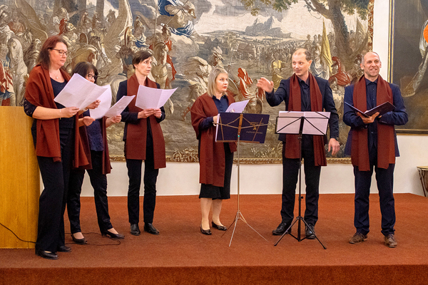Hudební vystoupení v Rytířském sále zámku Jindřichův Hradec (Foto: Johana Kratochvíla, signatura.cz)