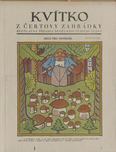 Kvítko z čertovy zahrádky, bezplatná příloha nedělního Českého slova, 9. září 1928, č. 37. Knihovna Národního muzea, oddělení časopisů, sign. Z 25 A (Foto: Knihovna Národního muzea