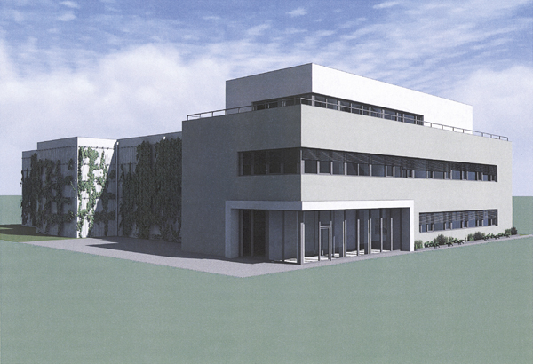 Vizualizace budovy centrálního depozitáře SVK v Kladně (Obr.: archiv SVK v Kladně)