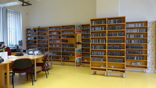 Interiér Zvukové knihovny v ústředí KMO (Foto: archiv KMO)