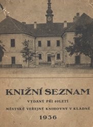 Knižní seznam vydaný při 40letí městské veřejné knihovny v Kladně