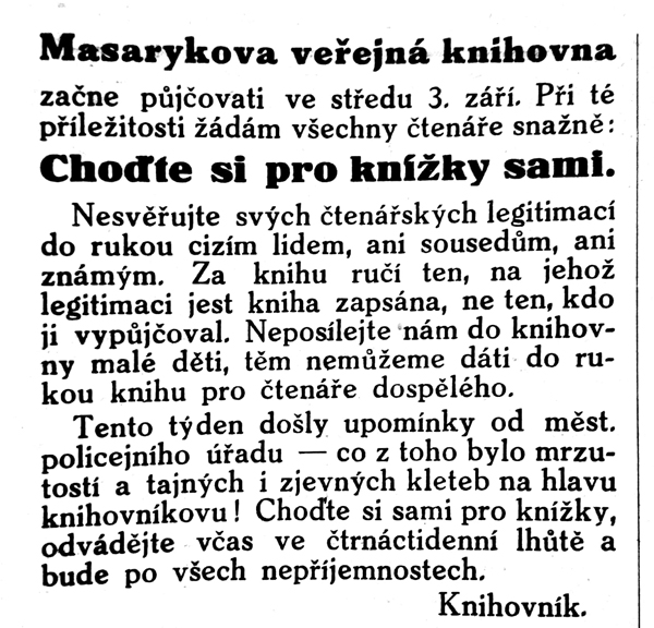 Občanské noviny, 30. 8. 1930