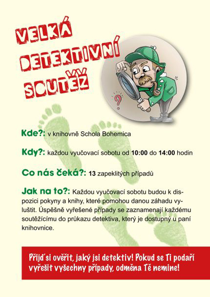 Plakát Velká detektivní soutěž