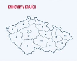 Knihovny v České republice v roce 2016 – 3. strana obálky; kraje 1